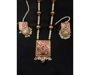 ELEGANT MEENA KUNDAN MALA