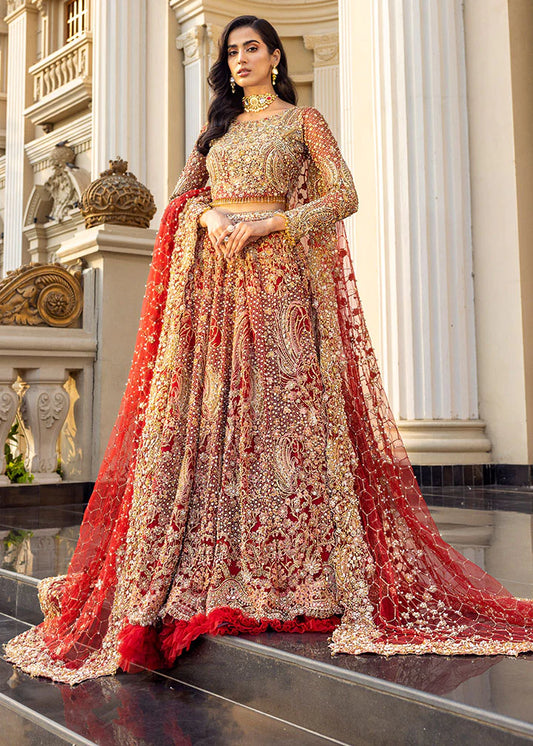 Bridal Wedding Dress in Choli Dupatta and Lehenga Style