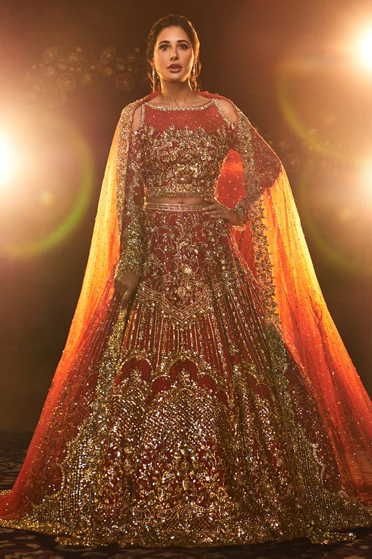 Deep Red Wedding dresses for Pakistani