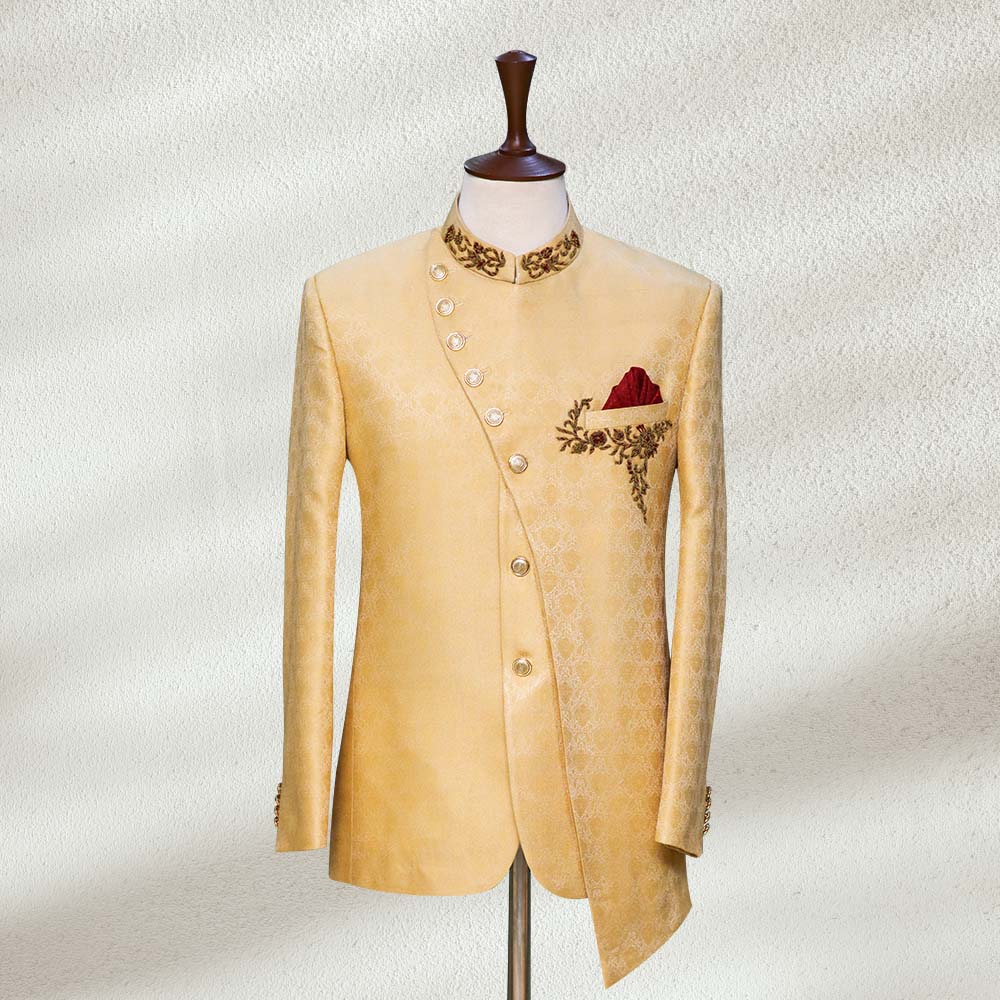 Golden 2024 coat suit