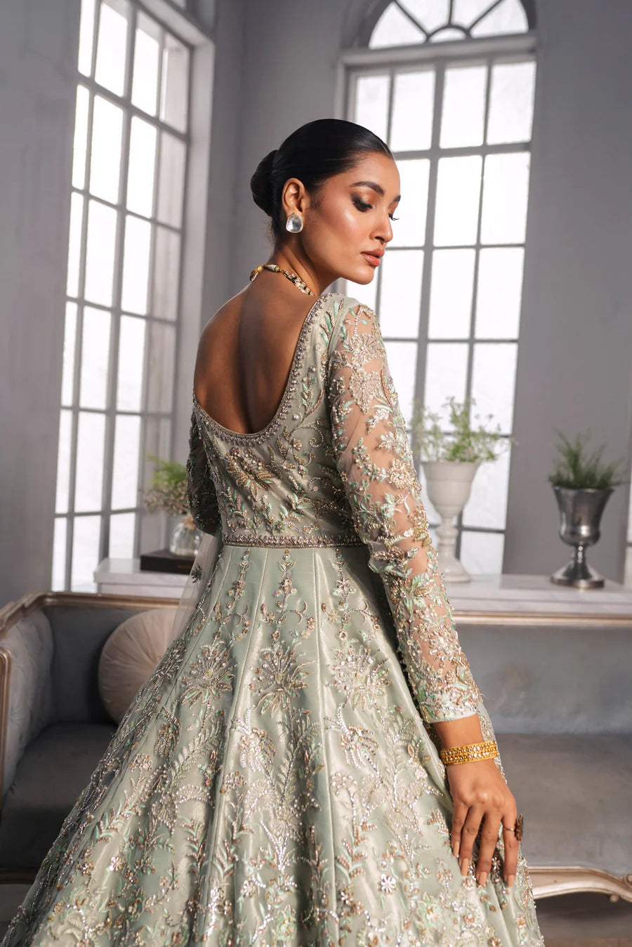 Pakistani Mint Green Bridal