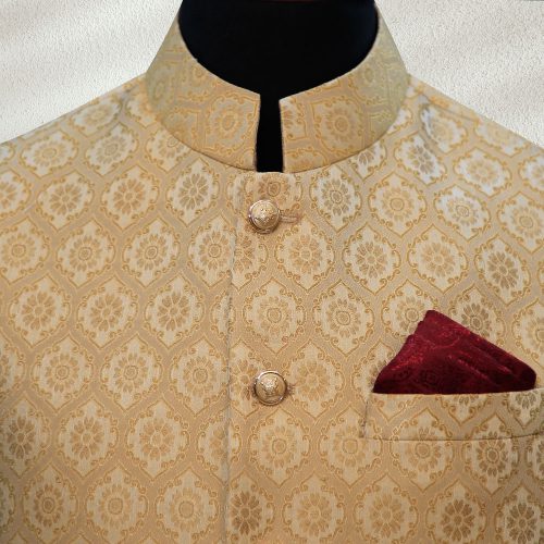 Jamawar waistcoat outlet