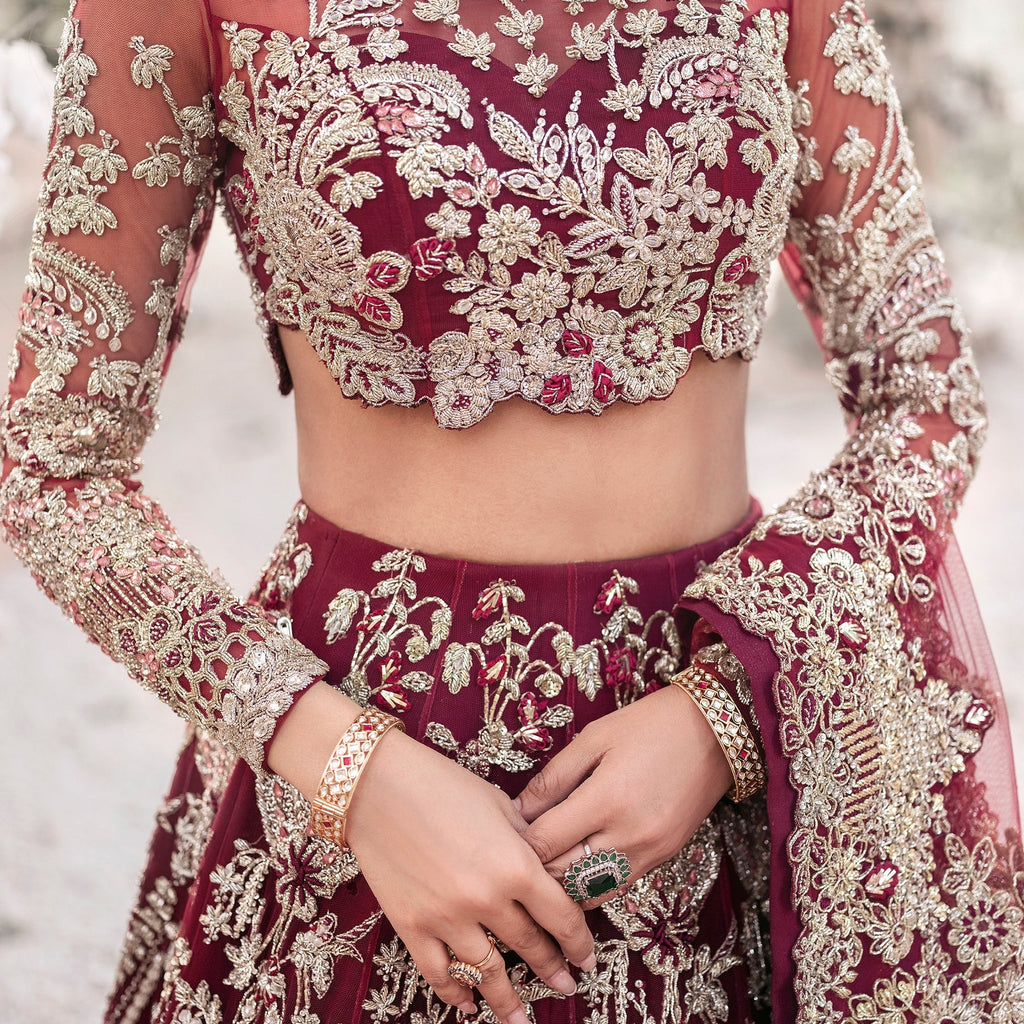 Red & Golden Silk Lehenga Choli Most Loved Styles 1366LG02