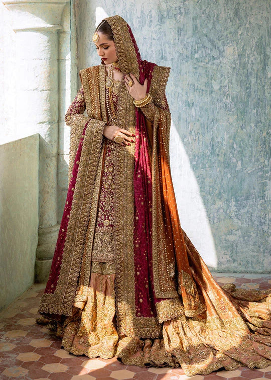 Red Pakistani Bridal Dress in Lehenga and Frock Style | Pakistani bridal  dresses, Pakistani bridal, Asian wedding dress