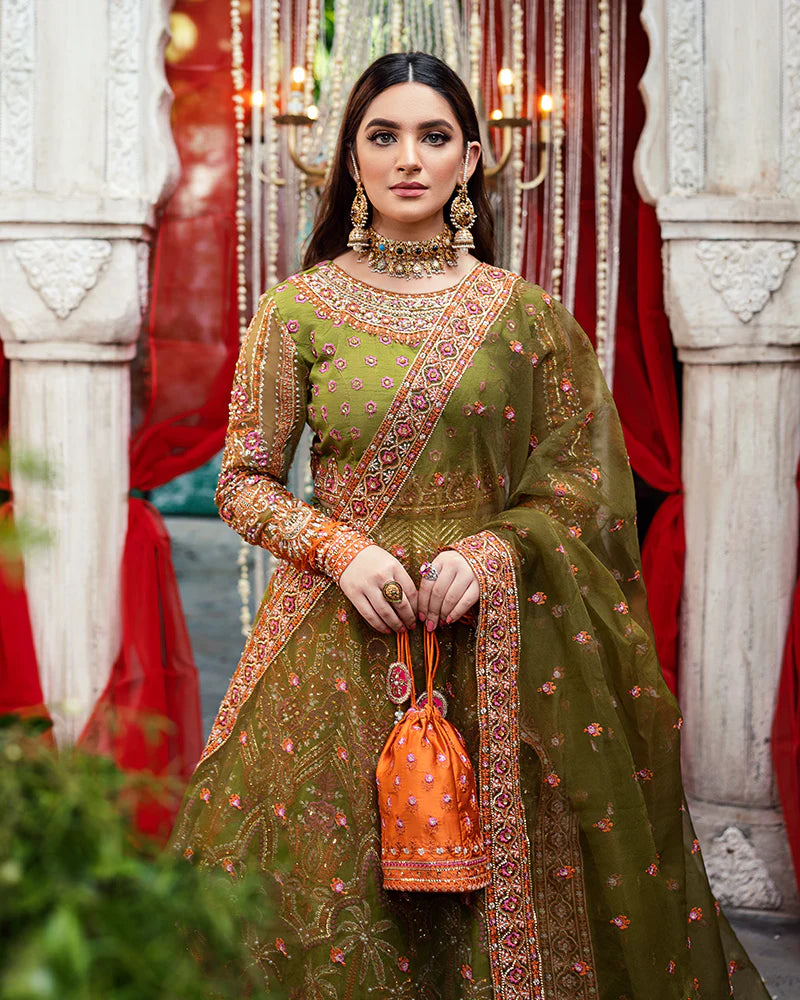 Mehndi Dress In Wedding Lehenga Choli UY COLLECTION