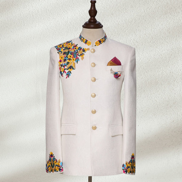 Multi Embroidered Prince Suit