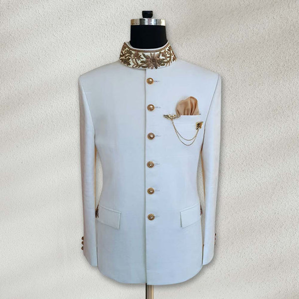 Royal White Prince Suit