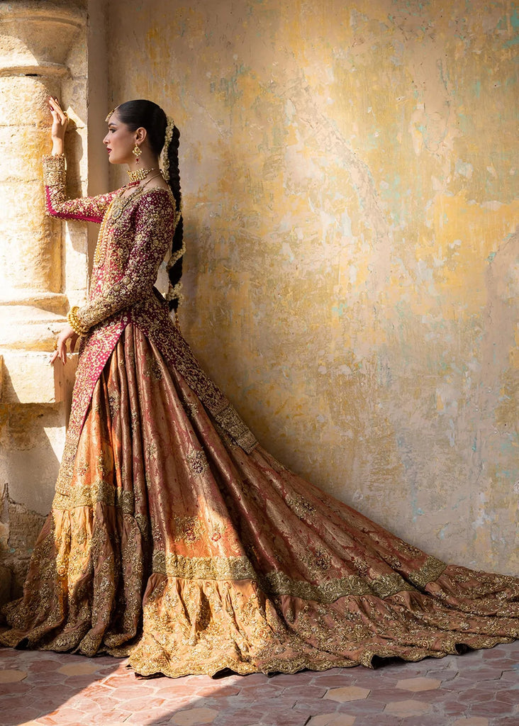 Geen Sangeet Anarkali Wedding Gown In Georgette SFZ127503 – ShreeFashionWear
