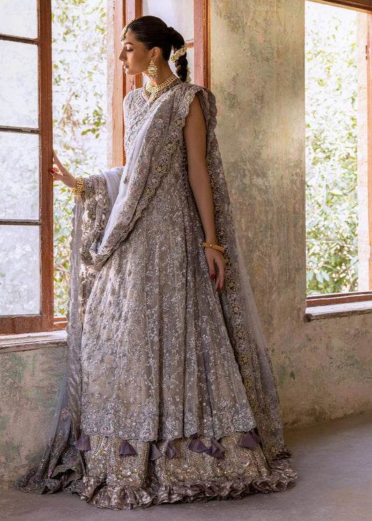 Bridal Gown With Lehenga And Dupatta