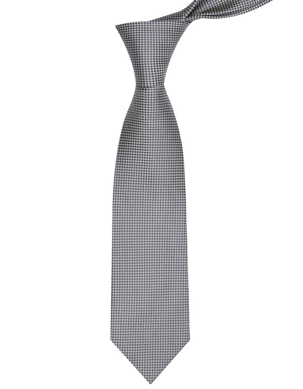 Navy/grey Geometric Tie