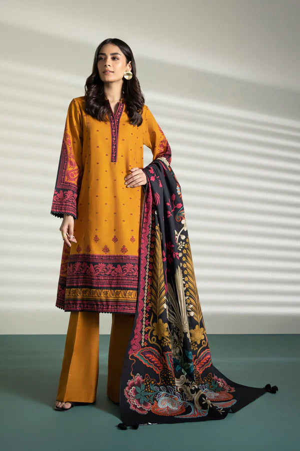 Printed Khaddar Suit