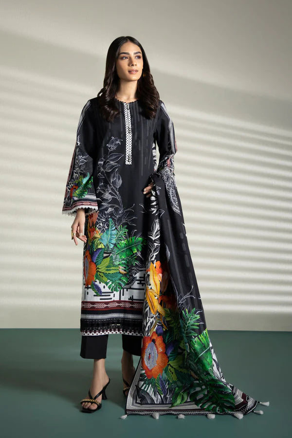 Printed Khaddar Suit