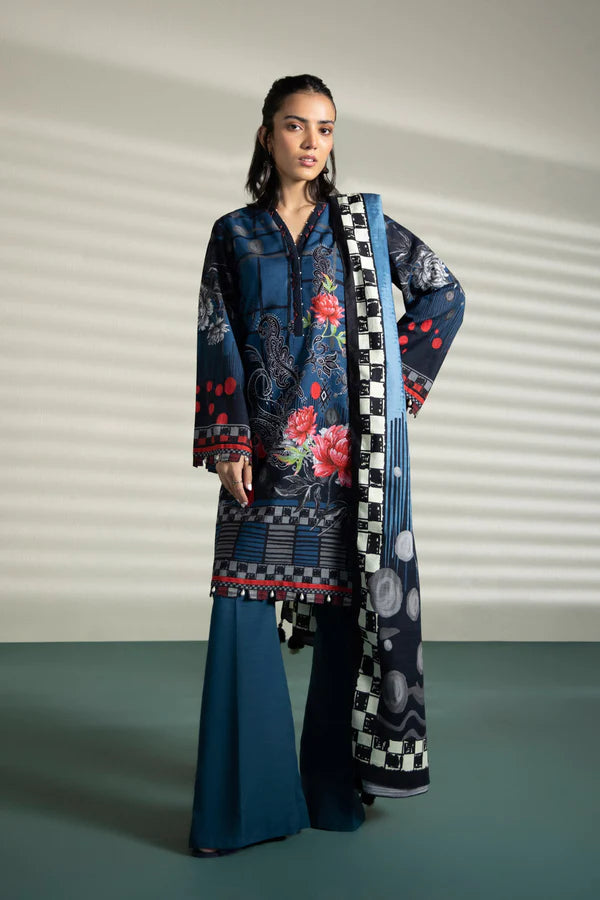 Printed Khaddar Suit