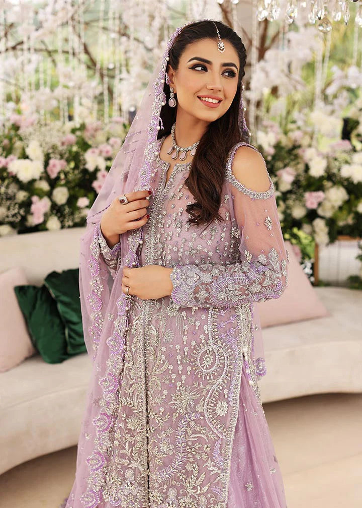 light purple walima dress Lavender Walima Dress