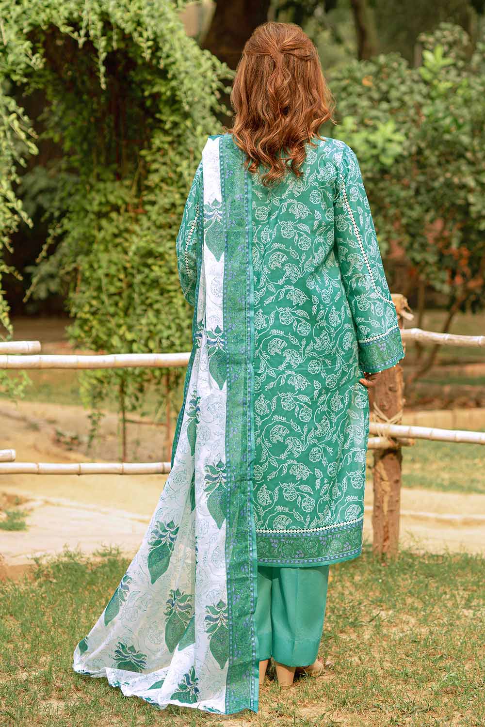 Printed Lawn Suit CL-32076 B